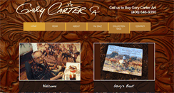 Desktop Screenshot of garycarterwesternartist.com